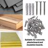 Metal Expansion Tubes Screw Hollow Walls Drywall Anchors Bolt Kit Serrated Self Tapping Screws Fixing Fasteners Drilling Plugs