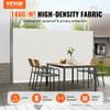 Retractable Side Awning, 71''x 118'' Outdoor Privacy Screen, 180g Polyester Water-proof Retractable Patio Screen, UV 30+ Room Divider Wind Screen for