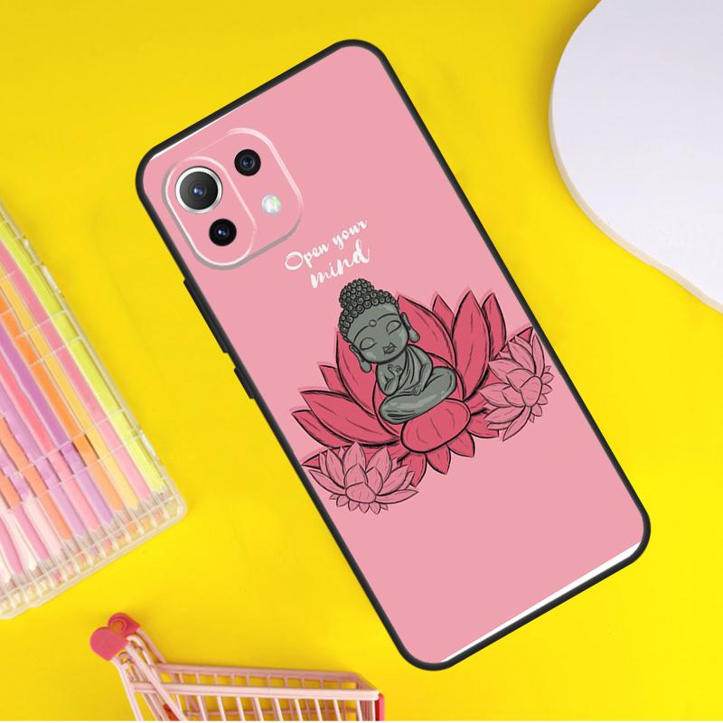 

Be Happy Little Buddha Cover For Xiaomi 14 Ultra 13 11T 12T 13T 14T Pro POCO X6 X7 Pro X3 X5 F3 F5 F6 M6 Pro Case POCO F5