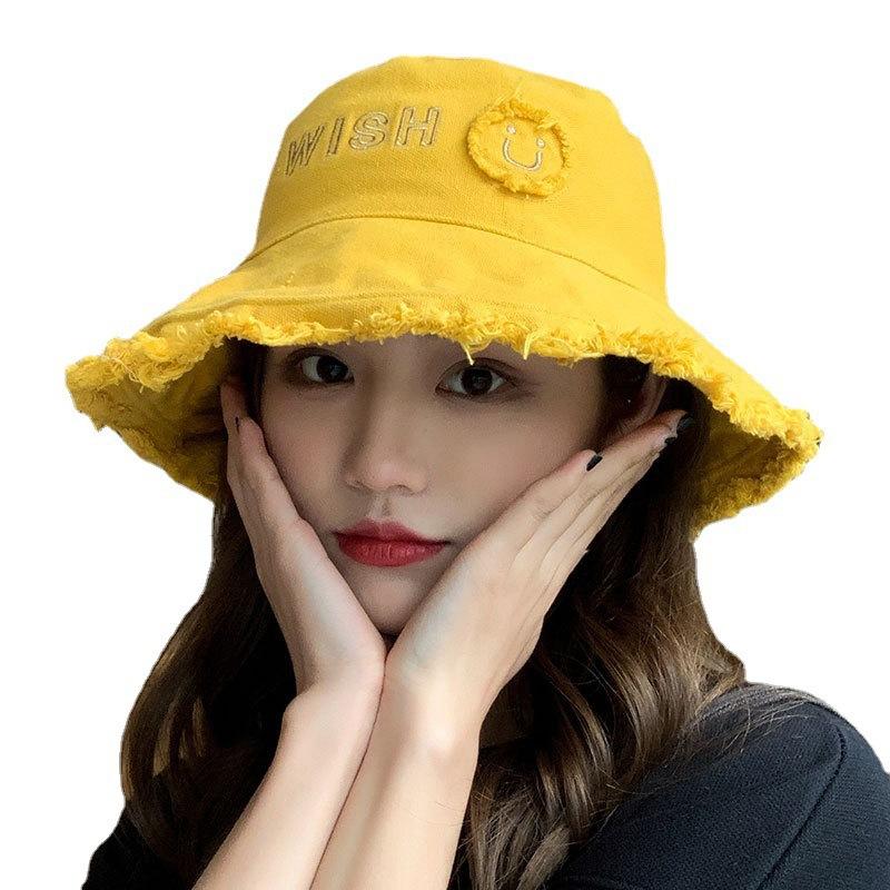 Women's Summer Big Hat Brim Japanese Face Covering Summer Big Brim Fisherman Korean Style Versatile Sun Protection Trendy Sun Protection Hat