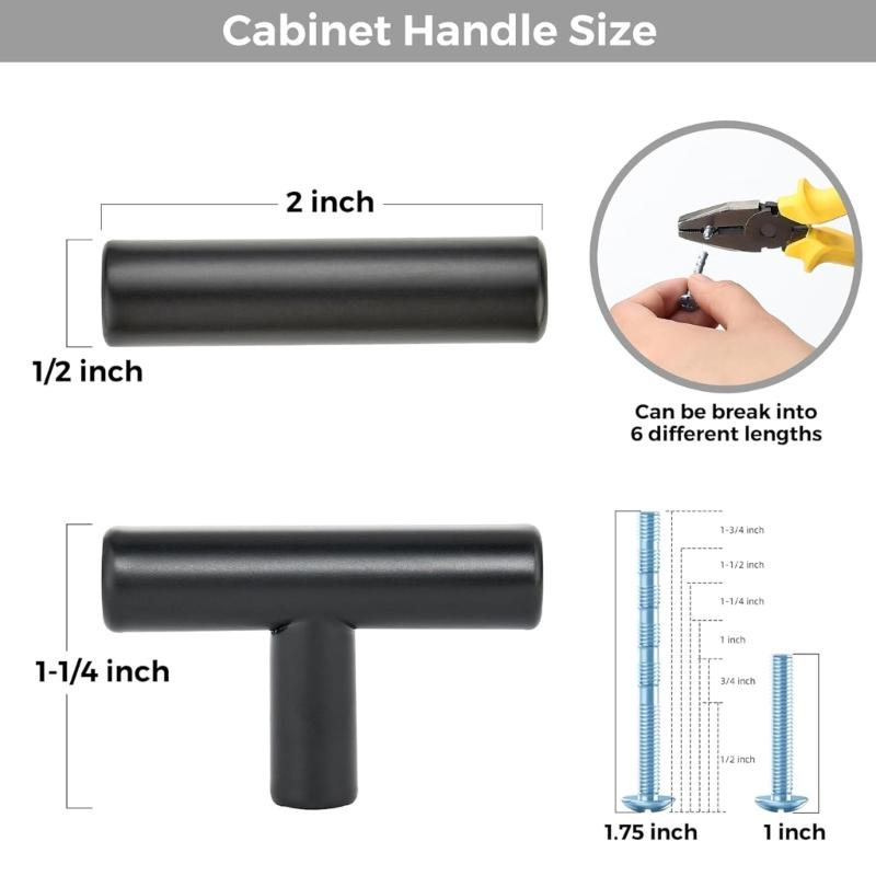 20 Pack Kitchen Drawer Pulls Cupboard Handles Cabinet Handle Stainless Steel