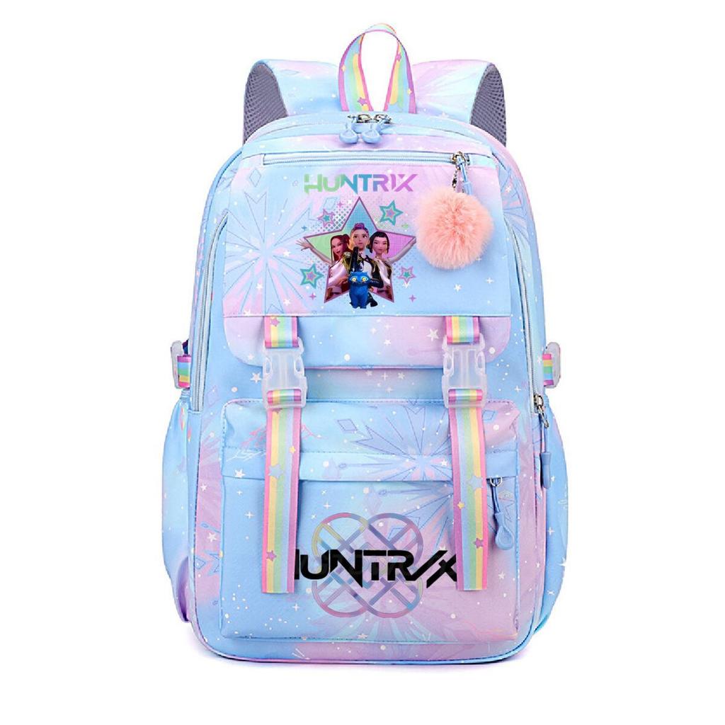 Animation Cartoon Peripheral Printing Korean Version Trend Burden Reduction Backpack Large Capacity Student Leisure Bag