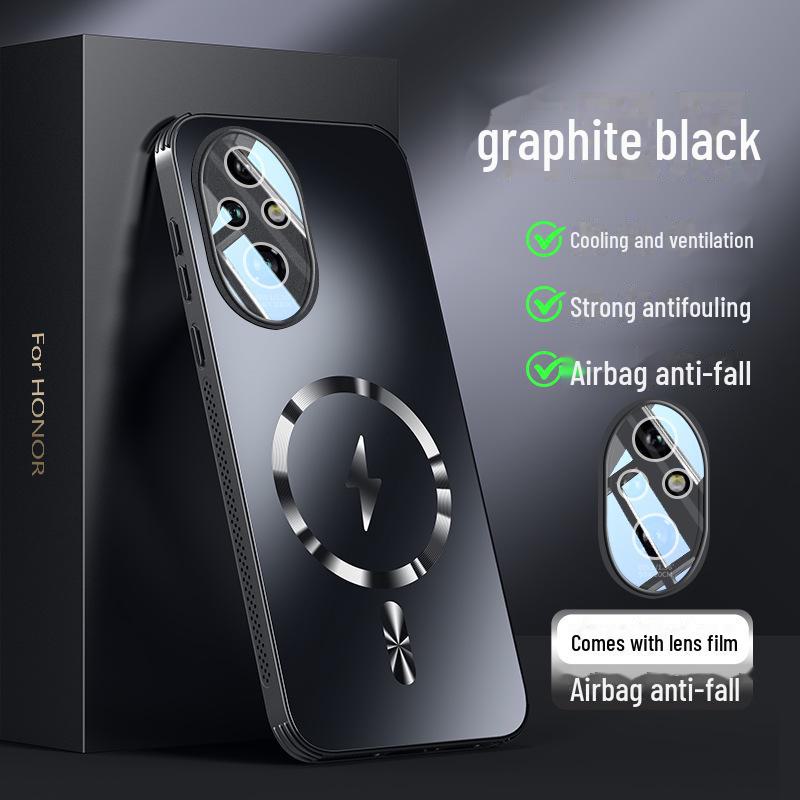 Honor 200/200pro 5G Magnetic Protective Case with Lens Film