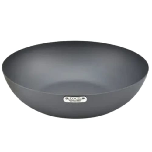 COCOpan 28cm Jern Stekepanne [Offisiell Produsent] Ikke-brennende, Rustsikker, Livstid, Avtakbart Håndtak, Enkel Rengjøring, Induksjonskompatibel, River Ligh