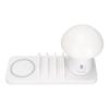 Wireless Charging Stand 10W USB Fast Charge Mushroom Night Light Multiport Wireless Phone Charger