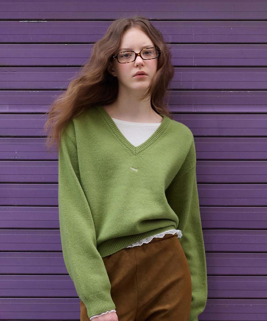 MURMURE Bern Whole Garment V Wool Knit_Bern Knit