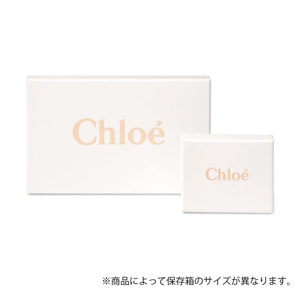 Chloe Alphabet Leather Mini Trifold Wallet in Wild (CHC21WP946 F57) Gray, Women's [Brand Name] [Used]