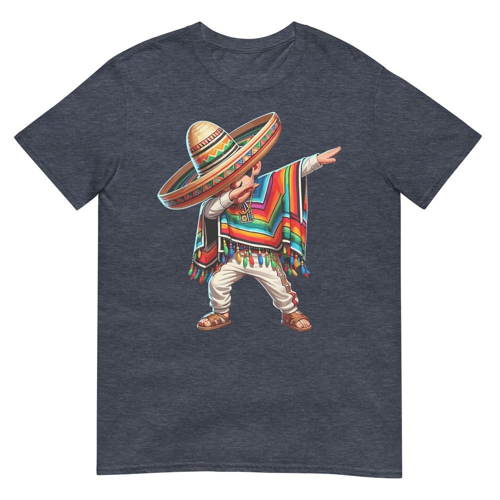 Mexican Boy Dabbing Poncho Cinco De Mayo TShirt