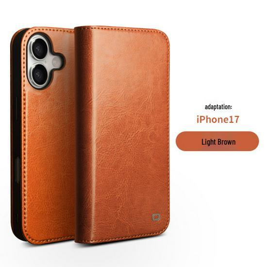 Chali iPhone 17 Pro Max Leather Flip Cover with Stand & Card Slots - Full Coverage Protective Case