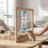 3pcs 250ml Hamster Water Bottles Anti Drip Hanging Water Feeder Plastic Pet Dispenser for Rabbits Guinea Pig