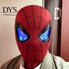 Cosplay Masks for Adults Spider LED Light-Up Mask with Moving Eyes, Remote Control Blinking Eye Halloween Costume Accessories Cosplay, Rechargeable