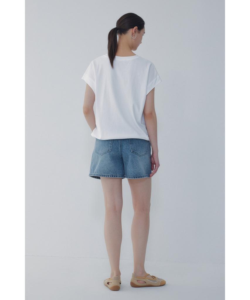 Bobeu Vintage Washed Denim Shorts_Blue 7156255004