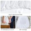Waterproof Mattress Cover Anti-mite Non-slip Sheet Dust Cover Fitted Sheet Bed Protector Cover Bedspread Breathable&Skin-friendly