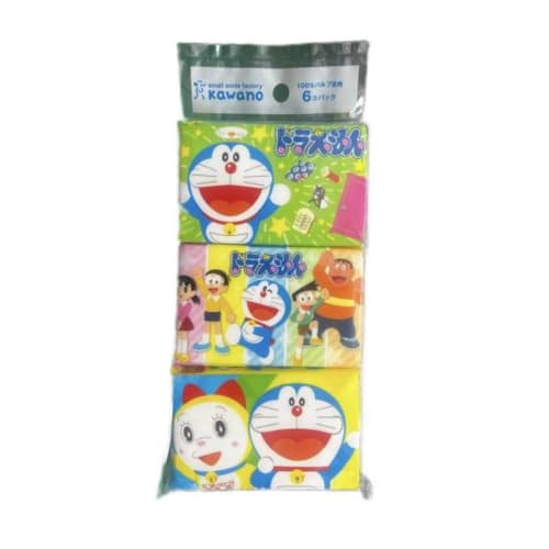 Kono Paper Doraemon Pocket Tissues, 6 packs