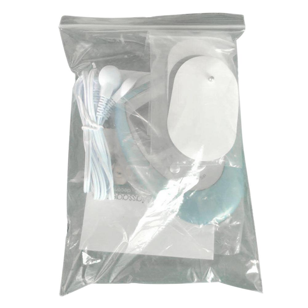 8 Modes Tens Muscle Stimulator Pain Relief Pulse Electrotherapy Massager Power-Off Protection Portable for Home Office Supplies