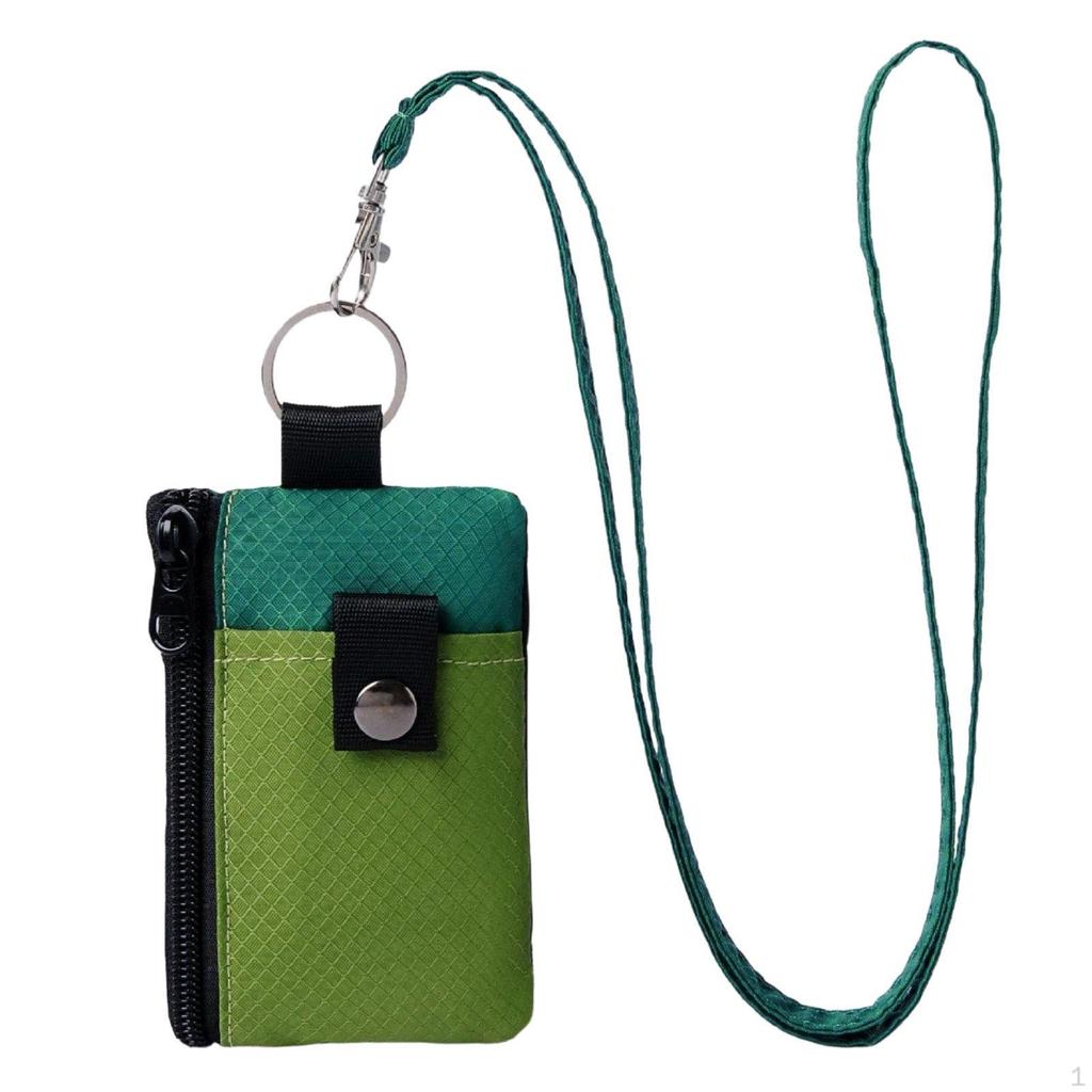 Blocking Wallet Waterproof Lanyard Identification Holder Small