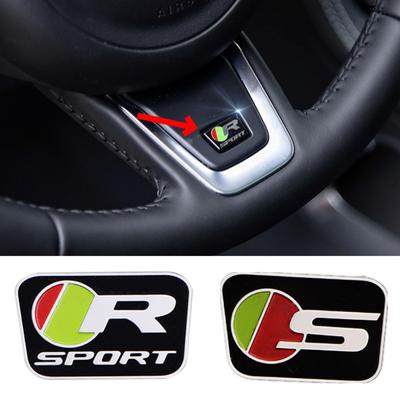 Autocollant de décoration de Console centrale de volant de voiture, 1 pièce, adapté à la Jaguar R Sport S, emblème, Badge autocollant