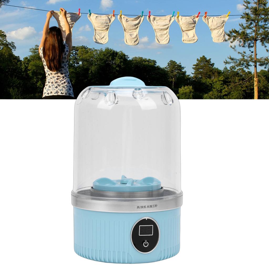 Portable Washing Machine Underwear Washer Rechargeable Cordless Laundry Washer for Bra Underwear Socks