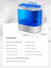 Compact Semi-Automatic Washer & Dryer for Baby and Children's Clothes