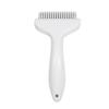 Floating Stainless Steel Dog Hair Removal Brush For Long Hair Breeds Puppy Cat Comb Pet Grooming Products Curved Design