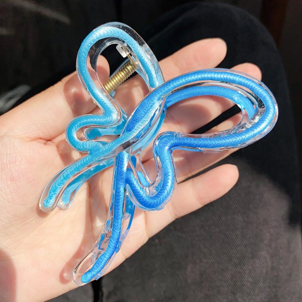 Plastic Korean Hair Clip Beach Headwear Butterfly Shark Clip Sweet Butterfly Hair Claw Lady/Girls