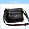 Pattern Kangaroo Womens Single Shoulder Crossbody Bag Black Decoration Bags