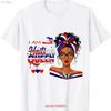 I Am Haitian Queen Ayiti Pride Haiti Flag Day Women S T Shirt Vintage Washed Homme Fashion Designer Clothes Slightly Graphic