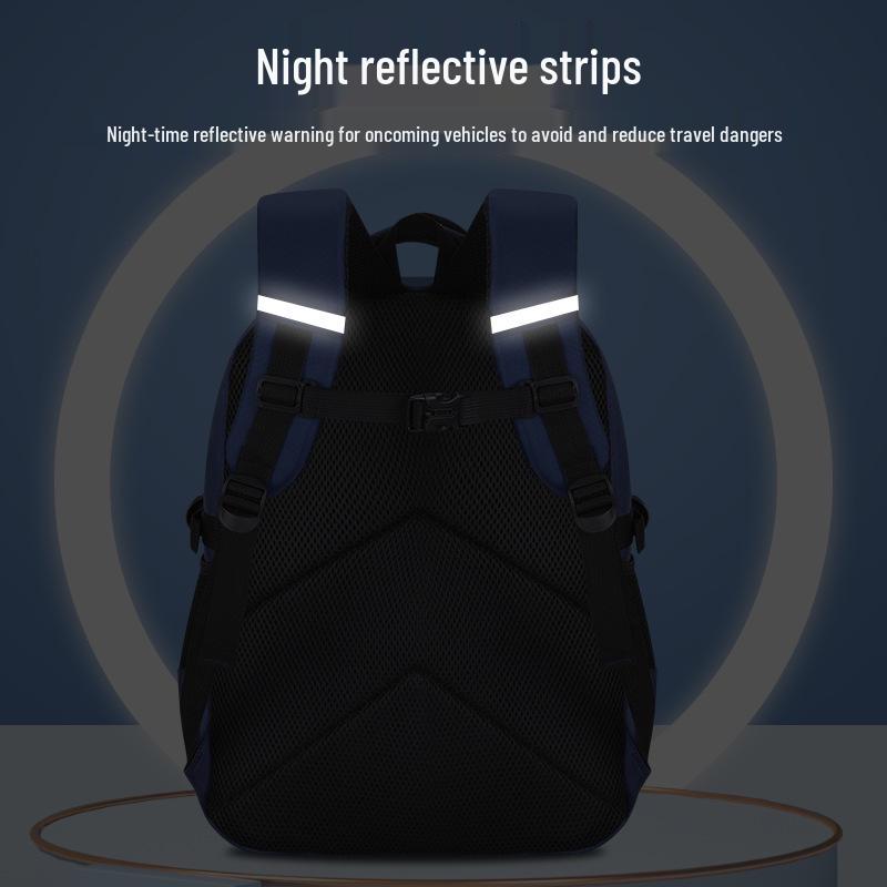 Astronaut School Backpack for Boys, Grades 1-6 - Large Capacity, Lightweight, Spine Protection