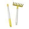 Set de Herramientas de Jardín Desmontables de 4 Piezas: Pala, Azada, Rastrillo para Deshierbar, Herramienta de Excavación para Tierra y Arena