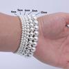 High-quality Resin Imitation Pearl Beaded Stacked Bracelets for Women Temperament Bride Bridesmaid Wedding Accessory Jewelry