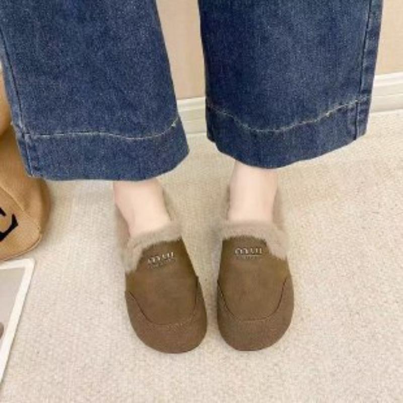 

Anti-slip Shoes - New Autumn-winter Style with Soft Sole and Fleece Lining - Cotton Shoes 40 коричневий