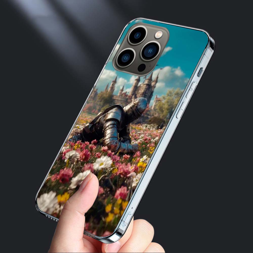 Flower Knight of the Light Phone Case For Iphone 16E 15 Pro 14 Plus 17E 16 17 Pro Max Air 11 12 13 Mini Shockproof Capa Cute