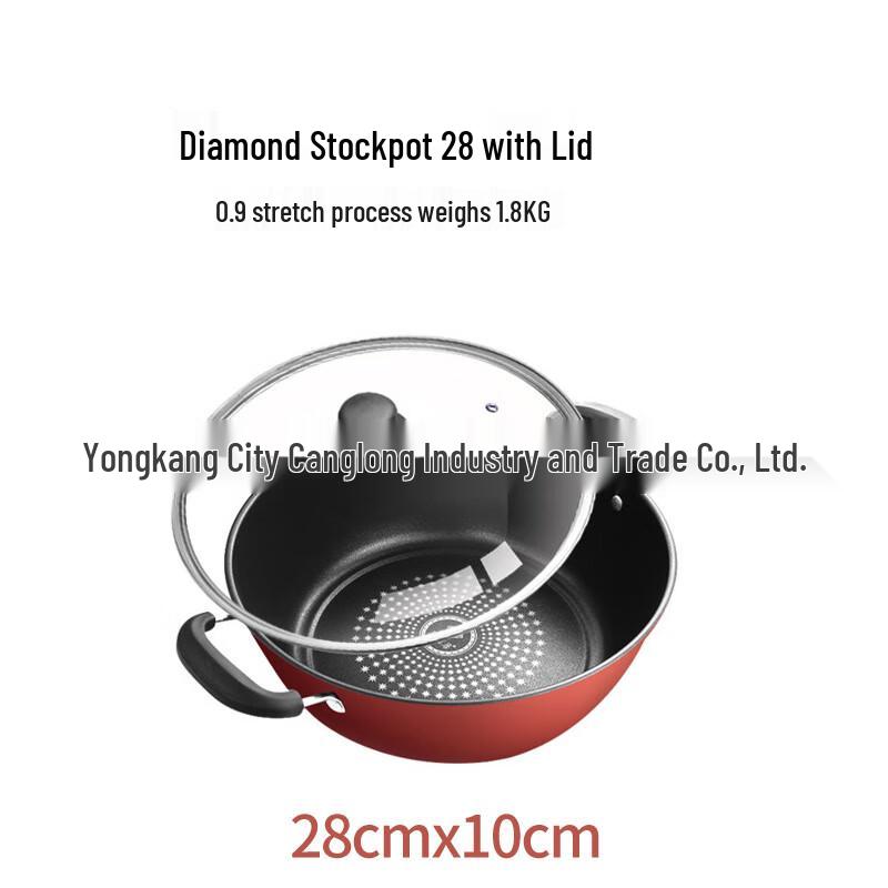Wutuo Diamond Double-Ear Micro-Pressure Soup Pot