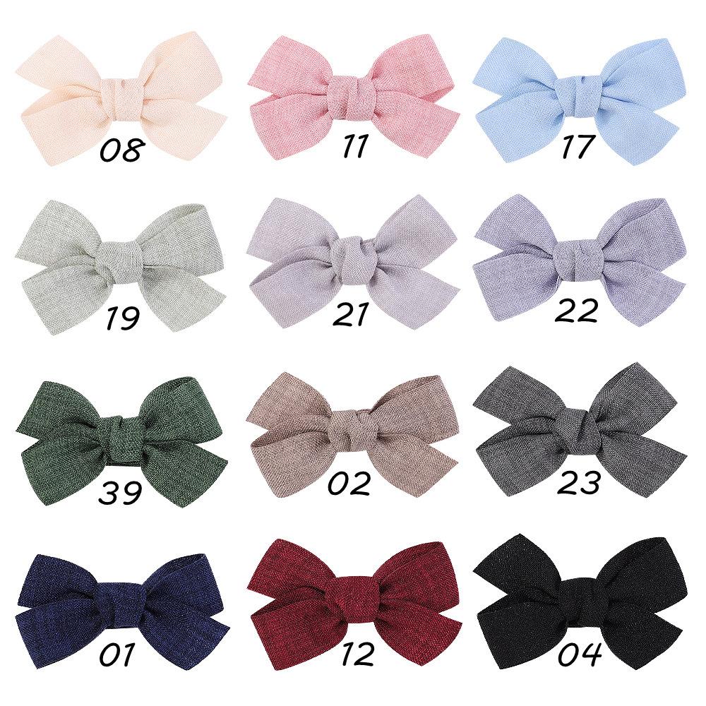 Children'S Bow Hairpin Does Not Hurt The Hair Bag Clip Fabric Handmade Hair Accessories Baby Headgear Hairpin 3409