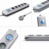 Qoltec Surge Protector Power Strip | 5 Sockets | 1.8m | Gray