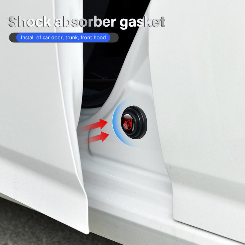 Car Door Shock Absorber gasket Buffer Anti-collision Silicone Sticker For Dodge Durango Hornet Charger Daytona Challenger SRT PP2