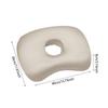 Ear Piercing Pillow with Ear Hole Design for Side Sleepers Comfortable Sleeping Pillow for Bedroom Office Travel
