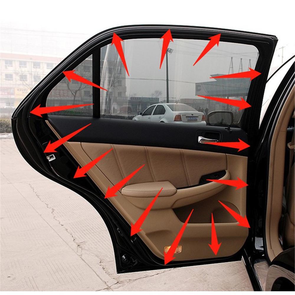 For 1994-1997 Honda Accord Sedan 4 Dører Glassløpekanal Vær Vindusforseglinger