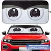 Devil's Eyes 70x150cm Cartoon Car SunShade Windscreen Front Window Visor Sun Visor Solar Protect Car Accessories
