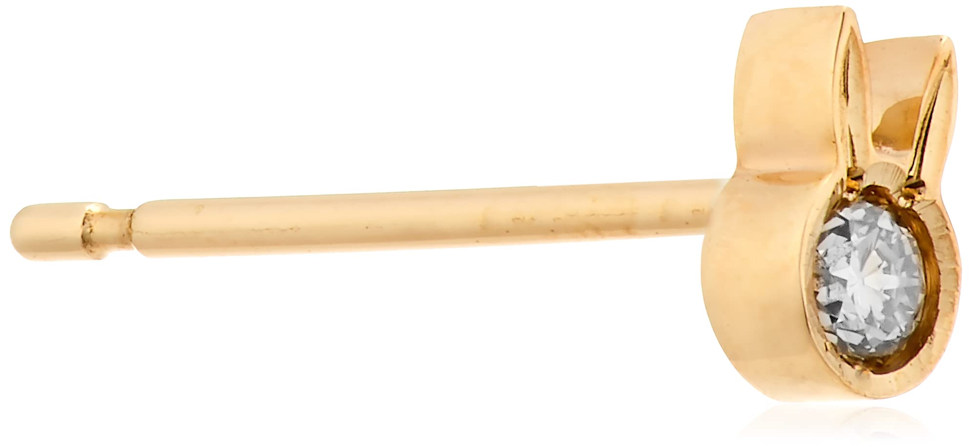 

ESTELLE [WEB Exclusive] K10 Yellow Gold Diamond Rabbit Earrings (Single) (0.031ct) 0212-1454-0022-0000