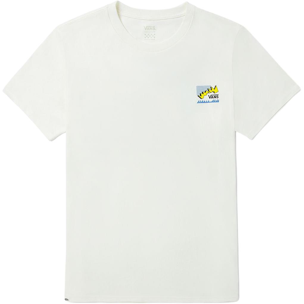 

Vans Футболка Ss Повседневная Удобная Мягкая Универсальная Футболка с Коротким Рукавом Женские Топы Молочно-Белый VN0A54NKFS8 M