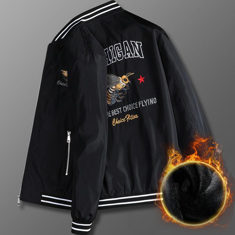 Men's Jacket Spring and Autumn Youth Large Size Versatile Handsome Thin Jacket Casual Trend Autumn