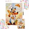 Diamond Painting 5D DIY Diamond Painting Chef Goofy With Bread Croissant Mosaic Disney Cartoon Picture Rhinestone Kit Gift