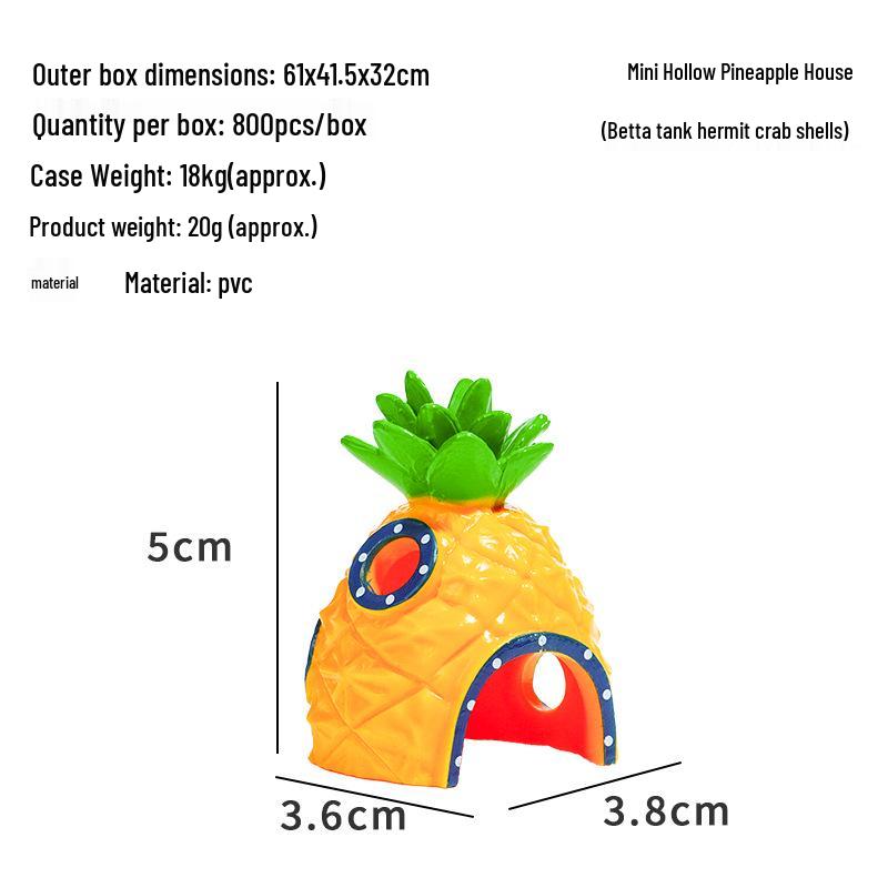 Mini Eremitkräftsgömställe: Ny Svamp- & Snäckskalsakvariedekor för Landskapsarkitektur och Yngelkasse