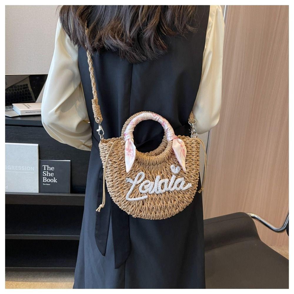 

Basket Letter Tote Bag INS Trendy Crossbody Bag Fashion Shoulder Bag бежевый