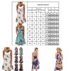 Elegant Women's Summer Sleeveless Floral Beach Dress Perfect For Holiday Occasions Size S-5xl