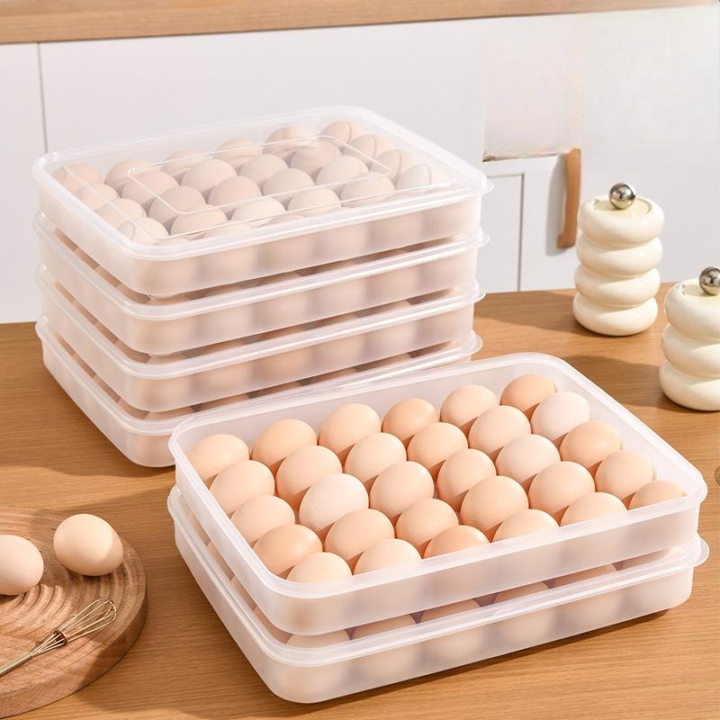 Egg Storage Box, Refrigerator, Household Anti-rolling Preservation Egg Box, Kitchen Refrigerator Preservation Egg Box