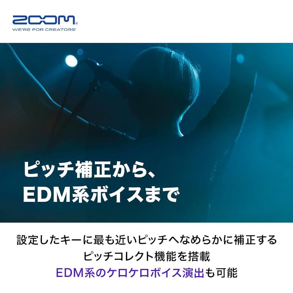 ZOOM Voice Changer Vocal Effector V3 Audio Interface Formant Shift Voice Converter VTuber Singing...