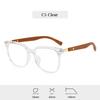 Imitation Wood Grain Eyeglass Men's Reading Glasses Optical Lenses Grade Glasses Prescription For Eyepieces Anti-glare Lenses