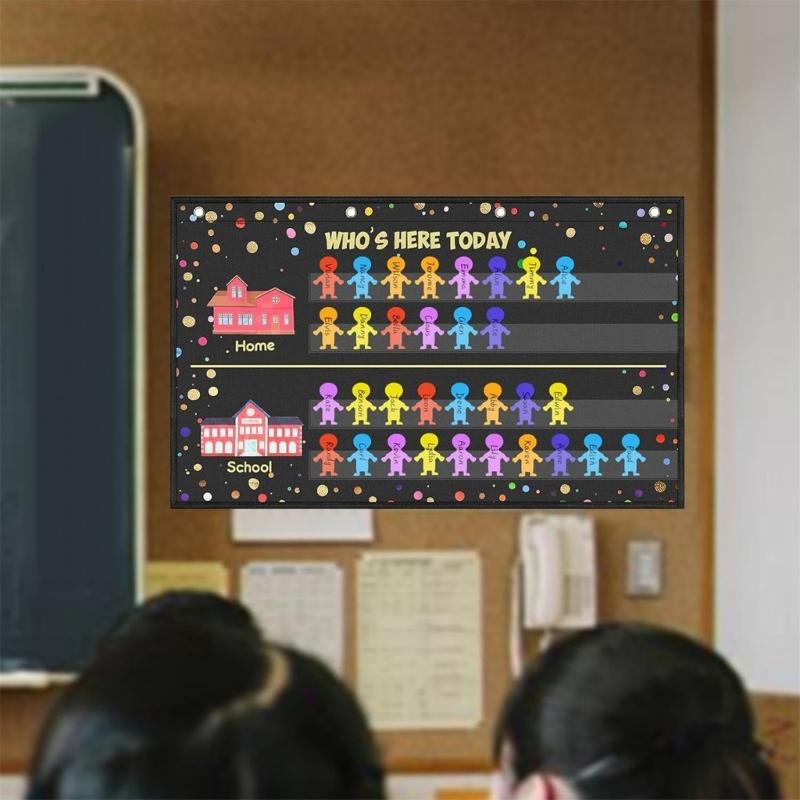 Classroom Attendance Chart Who is Here Today Chart Teacher Accessories for Classroom Management